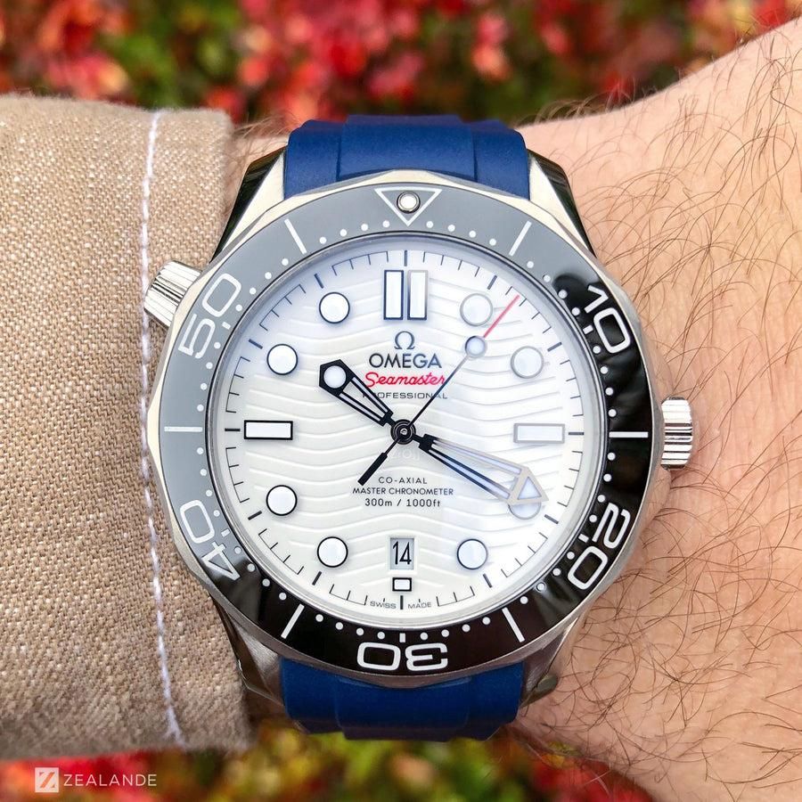 ラバーベルト：オメガシーマスター OMEGA Seamaster Diver 300m Co