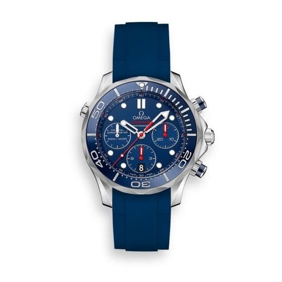 OMEGA クロノグラフ ラバーベルト オメガ用 ラバーベルト【EBISU LEATHERオンラインショップ】