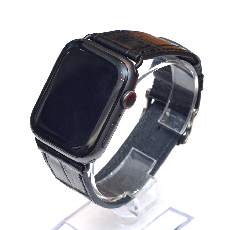 S1973♪Apple Watch 専用 クロコダイル革 時計ベルト 通販