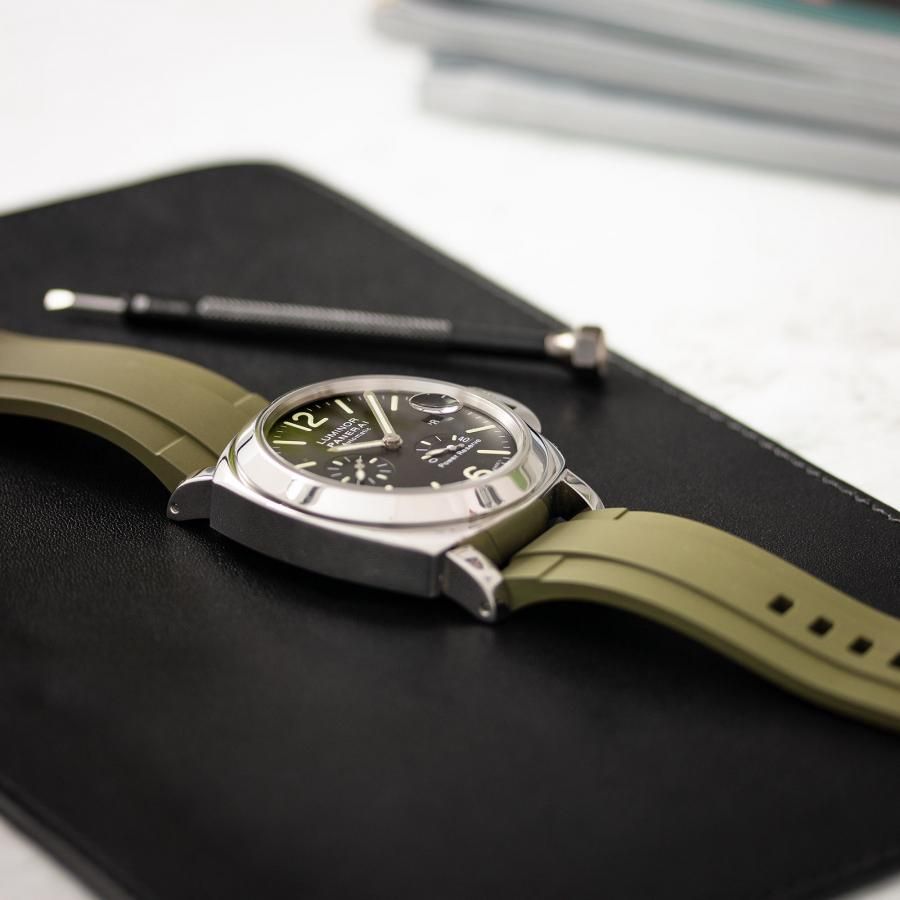 パネライ ルミノール ロゴ用ラバーベルト/ For PaneraiLuminor パネライ ルミノール ロゴ用ラバーベルト/ For PaneraiLuminor