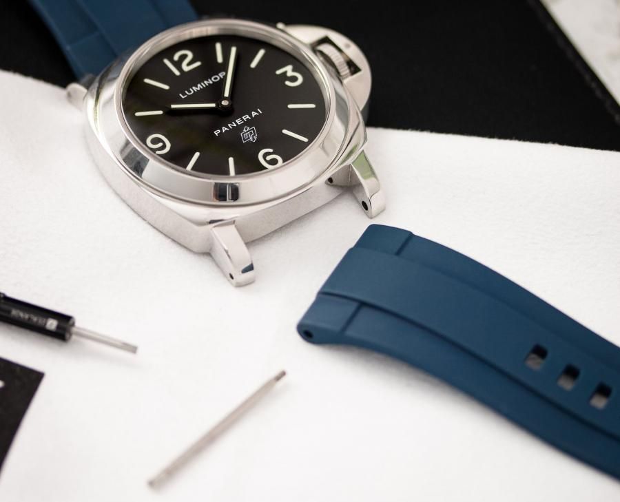 パネライ ルミノール クアランタ用ラバーベルト/ For Panerai パネライ ルミノール クアランタ用ラバーベルト/ For Panerai