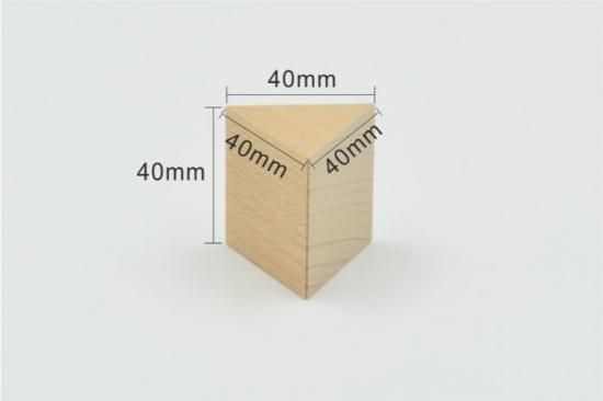 40mm基尺】正三角形(あつ) 単品商品 積み木 三角形 - 小さな大工 40mm基尺】正三角形(あつ) 単品商品 積み木 三角形 - 小さな大工
