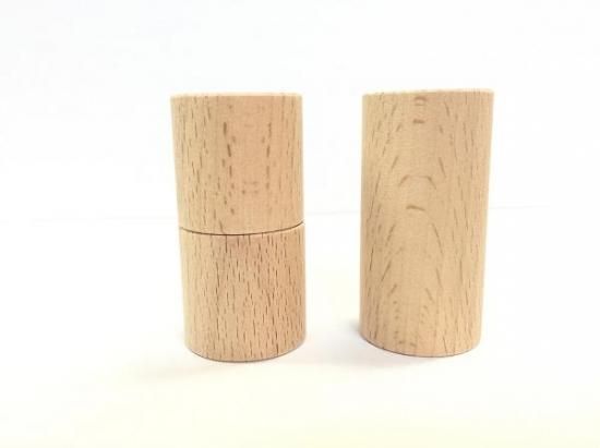 30mm基尺】30φ×60mm 単品商品 積み木 円柱 - 小さな大工さん