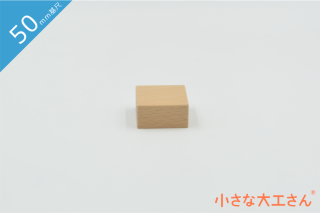 【50mm基尺】50×25×50ｍｍ 単品積み木  キャラメル型 