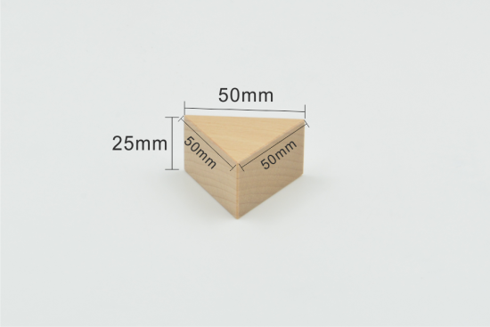 50mm基尺】正三角形(うす) 単品商品 積み木 三角形 - 小さな大工 50mm基尺】正三角形(うす) 単品商品 積み木 三角形 - 小さな大工