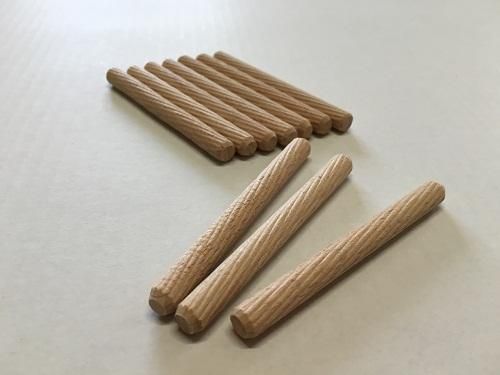 方向転換をして遊べる丸棒 10本 8φ×80 - 小さな大工さん-国産の 方向転換をして遊べる丸棒 10本 8φ×80 - 小さな大工さん-国産の
