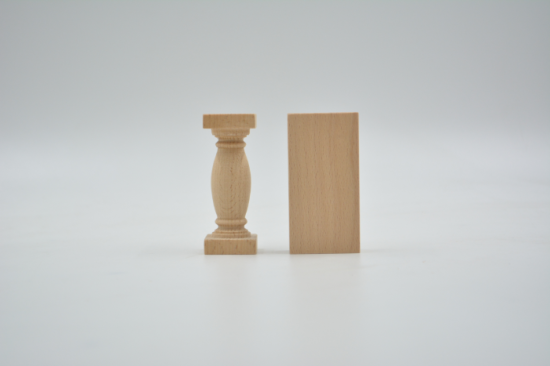 ろくろの柱30-80 30×30×80mm 単品商品 積み木 - 小さな大工 ろくろの柱30-80 30×30×80mm 単品商品 積み木 - 小さな大工