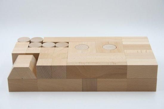 40mm基尺】40-16 いろいろな形の積み木が90個入ったセット 40mm基尺】40-16 いろいろな形の積み木が90個入ったセット