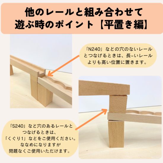 小さな大工さん40mm基尺のビー玉ころがしの単品商品