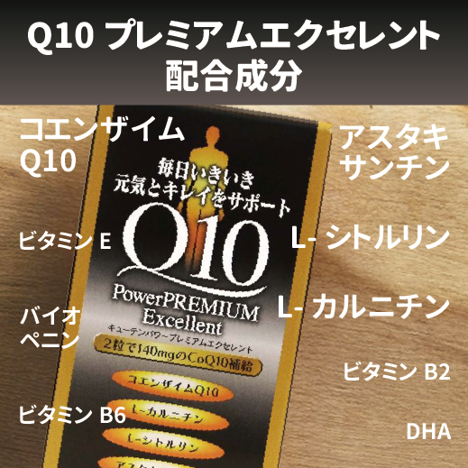 メーカー直売所 Q10パワープレミアムエクセレント - ケンコーハイチ サプリメント・ビタミン