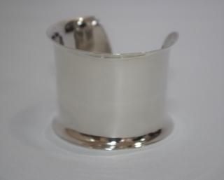 Silver Wide Bangle