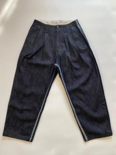 Denim Inside-Out 2tuck Pants