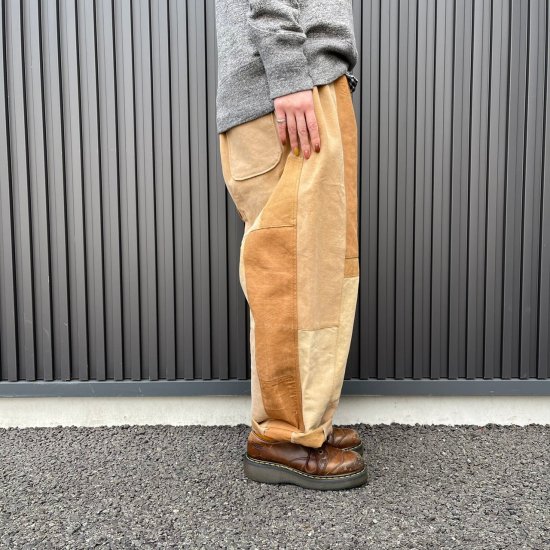 yoused】DUCK REMAKE WIDE EASY PANTS yoused ダックリメイクパッチ