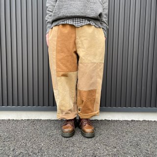 【yoused】DUCK REMAKE WIDE EASY PANTS yoused ダックリメイクパッチワークワイドイージーパンツ