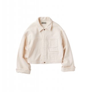 【kuro】Chore Denim Jacket One Wash / Off White