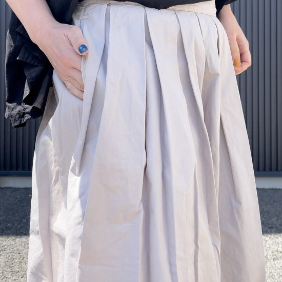 【HARVESTY】CIRCUS CULOTTES （サーカスキュロット）/グレージュ - あもくり / S.T_JOURNALのアパレル公式通販サイト