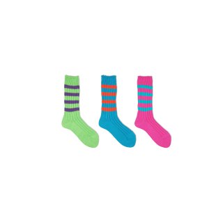 【decka】  Heavyweight Socks / Stripes / Crazy Color
