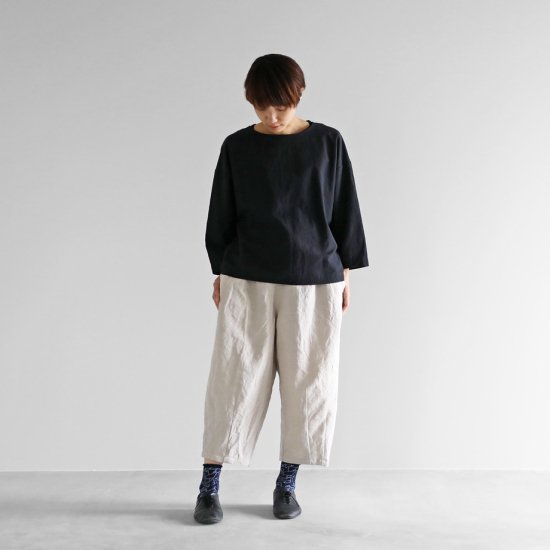 【HUIS/メーカー問い合わせ品】バンブーリネンバルーンパンツ（グレージュ）【ユニセックス】506 - stjournal /  エスティージャーナルのアパレル公式通販サイト