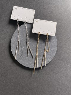 KAZAchain pierced earrings