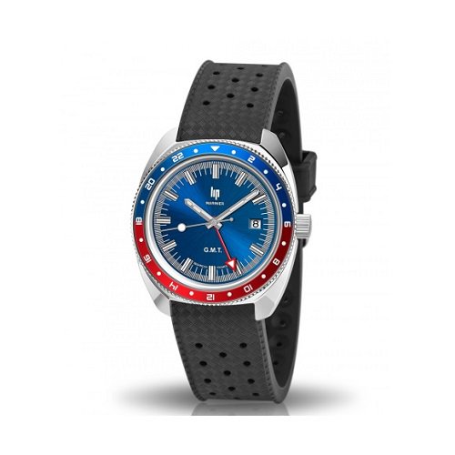 [メンズ] フランス発 LIP MARINIER GMT（リップ マリーン ジーエムティー）LP671371 クォーツ腕時計 