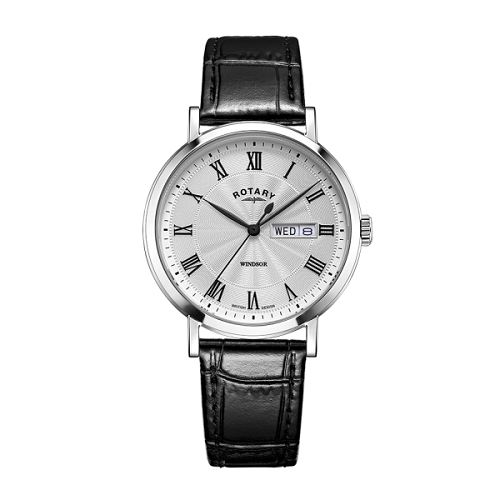 [メンズ] イギリス発 ROTARY  WINDSOR GS05420/01 ロータリー ウィンザー デイデイト クォーツ腕時計 