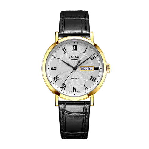 [メンズ] イギリス発 ROTARY  WINDSOR GS05423/01 ロータリー ウィンザー デイデイト クォーツ腕時計 