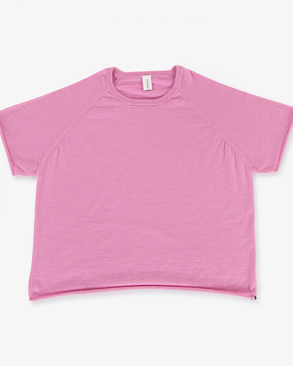 カシミアーハイゲージ　ラグランTシャツ　グラマー - ¥26,400