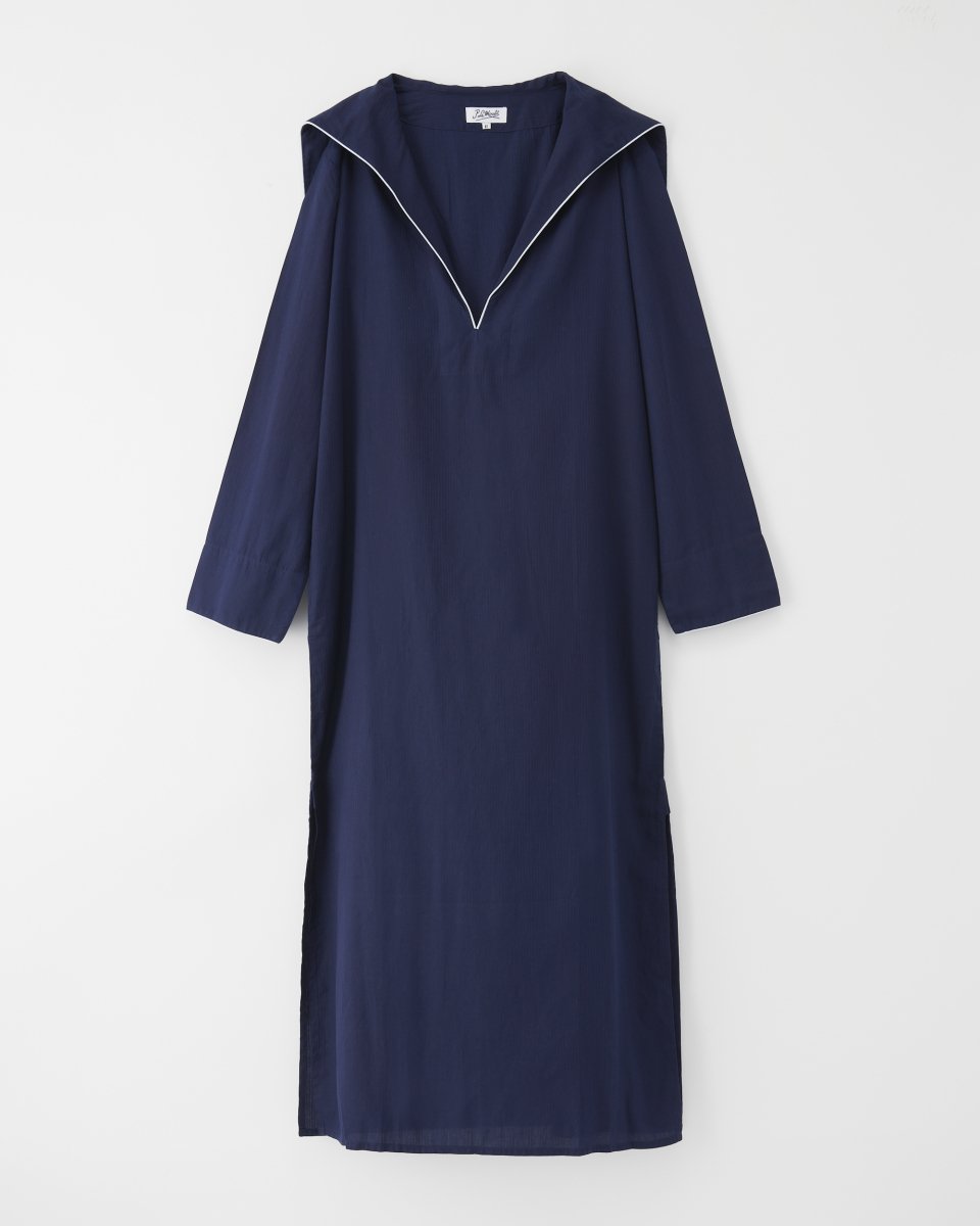 P.LE MOULT　セーラーカラードレス　ネイビー - ¥20,900