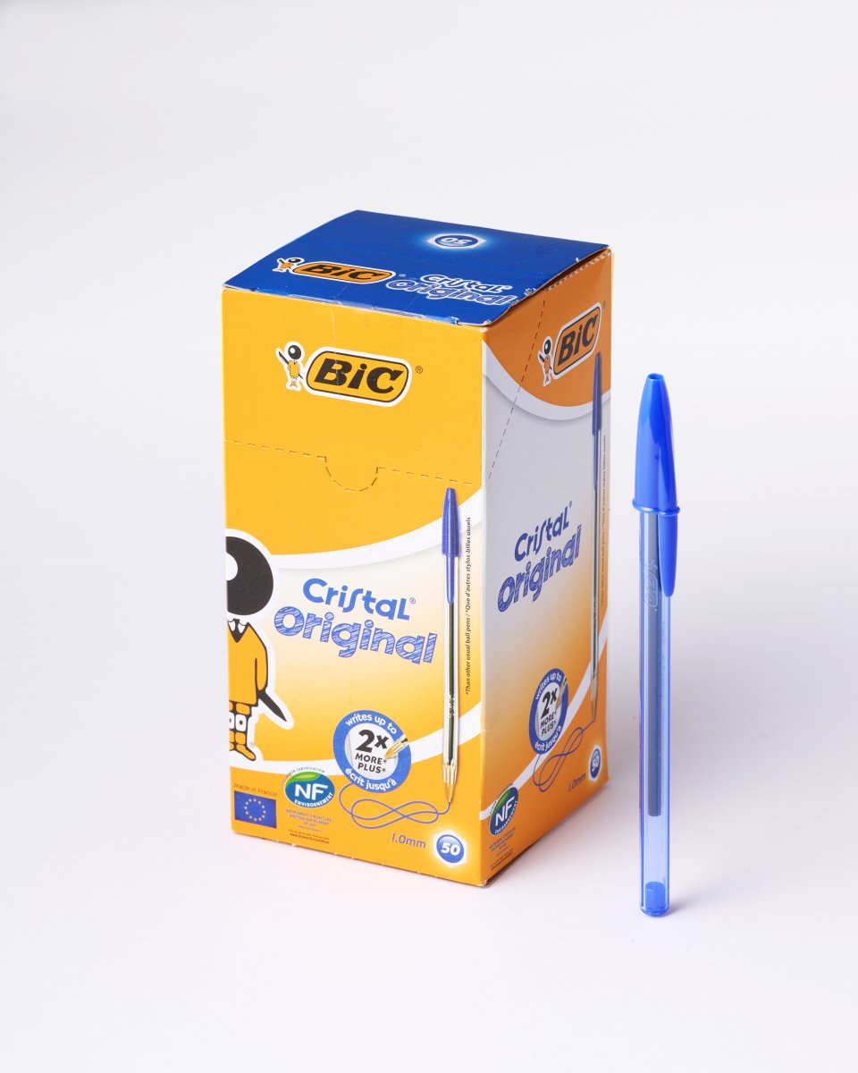 BICーボールペン50本セットー箱付ー青 - ¥6,820