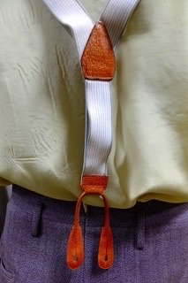 ３０ｓ　４０ｓ　ボタン　サスペンダー　ヴィンテージ　ワーク　１９３０年代　１９４０年代　ワークパンツ　スラックス　スーツ - 古着屋サマンサ
