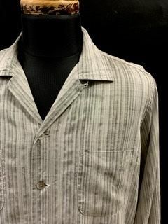 50s カスリ ストライプ シルバーグレー San Diego 光沢