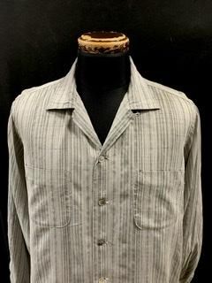50s カスリ ストライプ シルバーグレー San Diego 光沢 50s カスリ ストライプ シルバーグレー San Diego 光沢