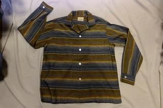 50s Van Heusen ボーダー シャツ ロカビリー ジーンヴィンセント 50s Van Heusen ボーダー シャツ ロカビリー ジーンヴィンセント