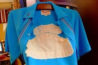 50s キングルイ KING LOUIE ターコイズブルー ボーリング