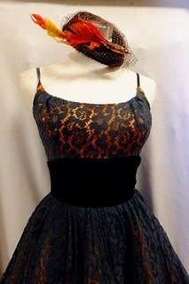 1950's ビンテージ レースドレス ワンピース