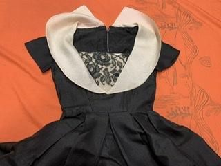 50s セーラー風 黒白 ワンピース パニエつき ヴィンテージ 50s セーラー風 黒白 ワンピース パニエつき ヴィンテージ