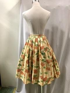 50s 黄色 バラ サーキュラースカート ヴィンテージ スカート 50s 黄色 バラ サーキュラースカート ヴィンテージ スカート
