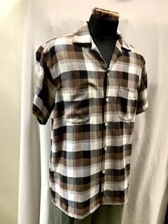 大蛇丸さま専用 50'S ヴィンテージ レーヨン ロカビリー ネップ＆カスリ Cotton Lurex Border Print Scarf | Pasand by ne Quittez pas