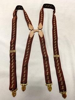 1970-1980's French Supender Brown（1970年代フランス製
