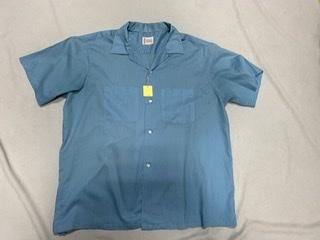60s pennys towncraft ブルー 青 半袖シャツ ヴィンテージ