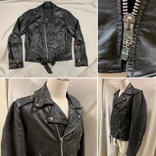 ヴィンテージ ライダースジャケット 革ジャン 本革 古着 レザー ヴィンテージ ライダースジャケット 革ジャン 本革 古着 レザー