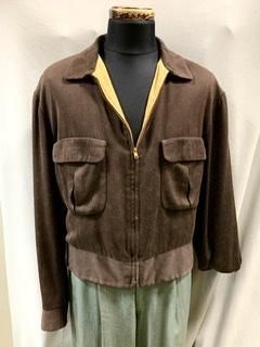 50s 総カスリ柄 ギャバジン ジャケット ヴィンテージ ギャバ 50s 総カスリ柄 ギャバジン ジャケット ヴィンテージ ギャバ