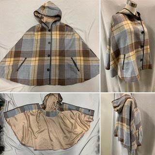 50s 60s フードつきケープ ヴィンテージ ジャケット コート 1950
