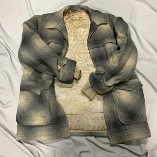 50s paddle and saddle シャドーチェック ウール ジャケット 50s paddle and saddle シャドーチェック ウール ジャケット