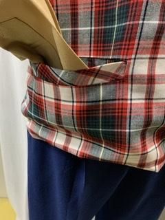 40s 50s ベスト プルオーバーベスト かぶりベスト チェック