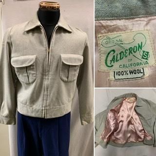 50s Penney'sギャバジンジャケット　ハンドステッチ