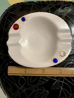 1950年代 アンティーク 灰皿 大判 50s 大きめ スターバースト 灰皿 アッシュトレイ ヴィンテージ