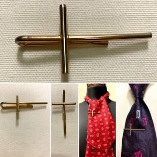 40s 50s 十字架 クロス型 ネクタイピン ヴィンテージ