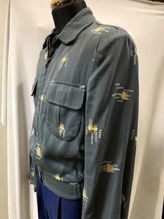 50s CAMPUS カスリ 総柄 ギャバジャン ヴィンテージ ギャバジン 50s CAMPUS カスリ 総柄 ギャバジャン ヴィンテージ ギャバジン