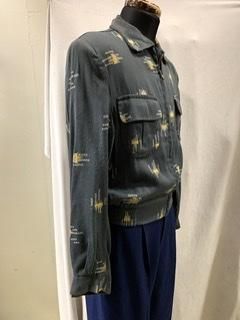 50s CAMPUS カスリ 総柄 ギャバジャン ヴィンテージ ギャバジン